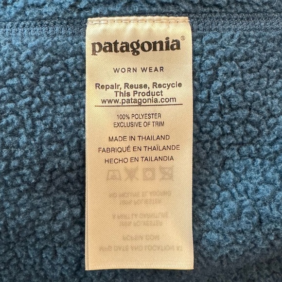 Patagonia Men's Better Sweater 1/4-Zip Fleece Big Sur Blue - Picture 6 of 7